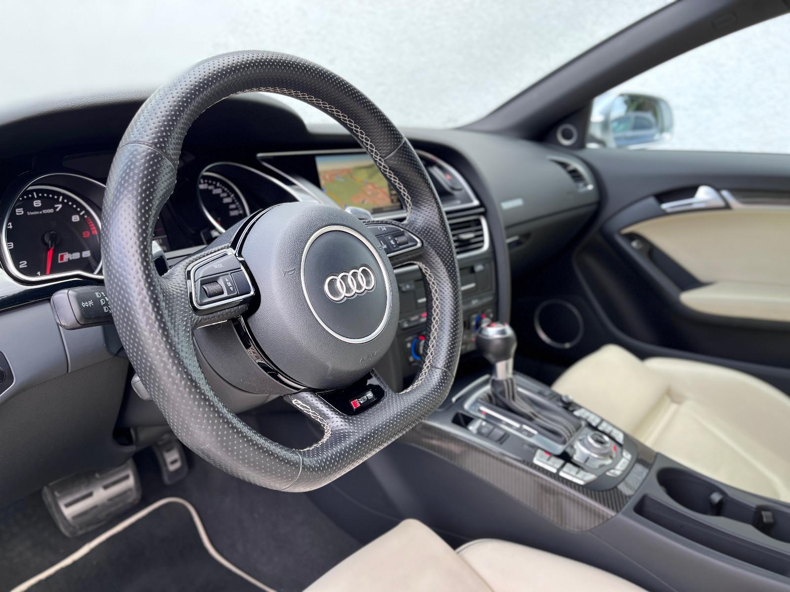 Audi RS5 Coupé 4.2 FSI quattro S tronic – 450 ch – Cuir Audi Exclusive – B&O – Jantes 20'' – GPS