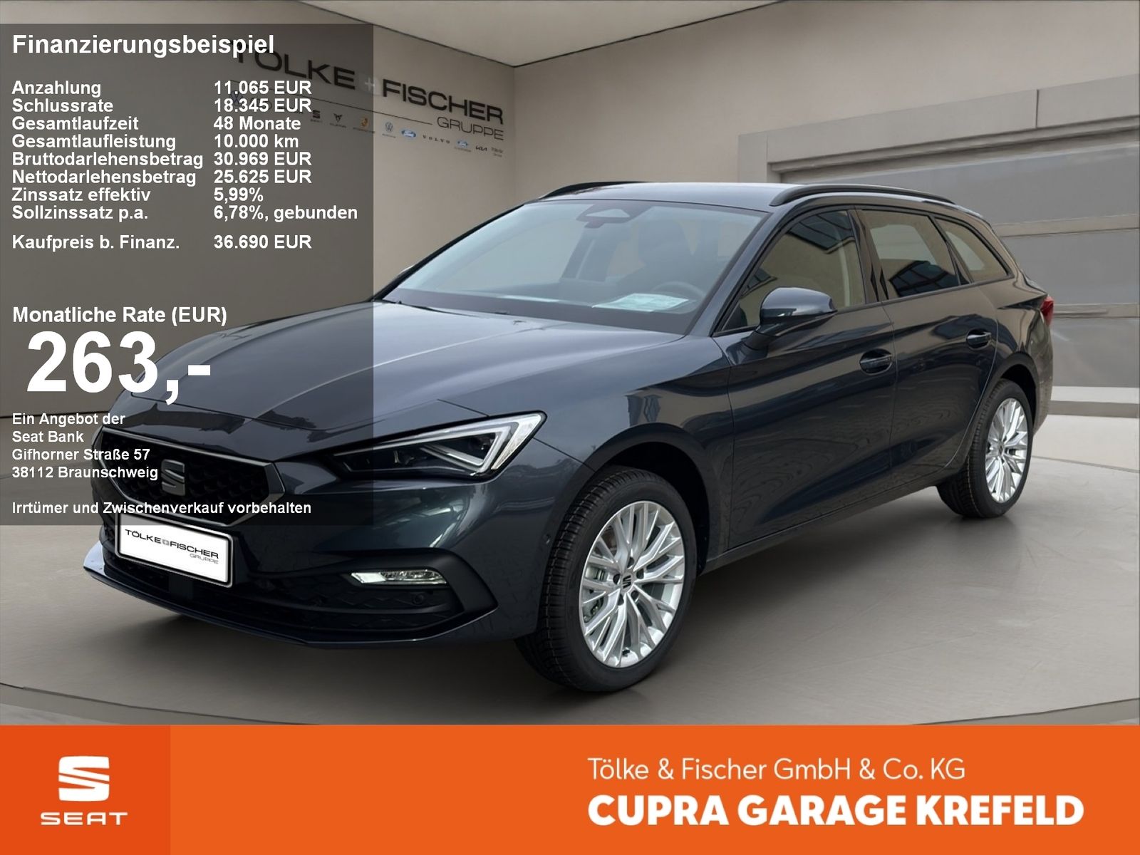 Seat Leon Sportstourer 1.5 eTSI Road Edition AHK LM