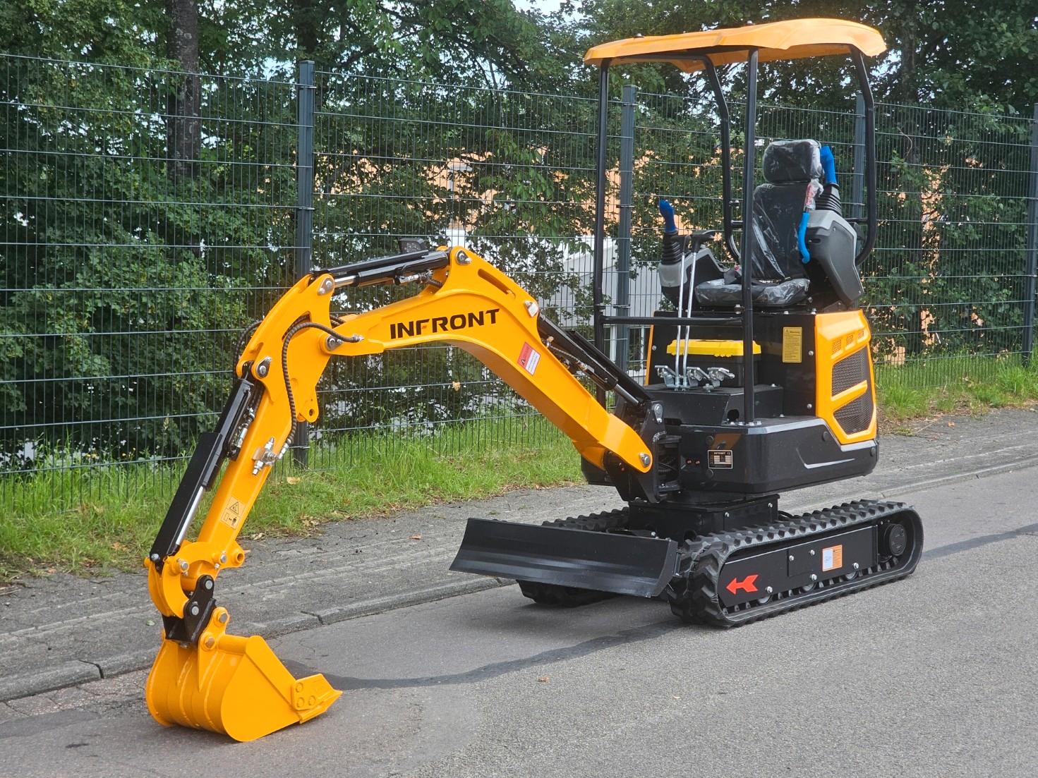 Andere Minibagger 3 Zylinder Diesel 1280 kg Joystickst.