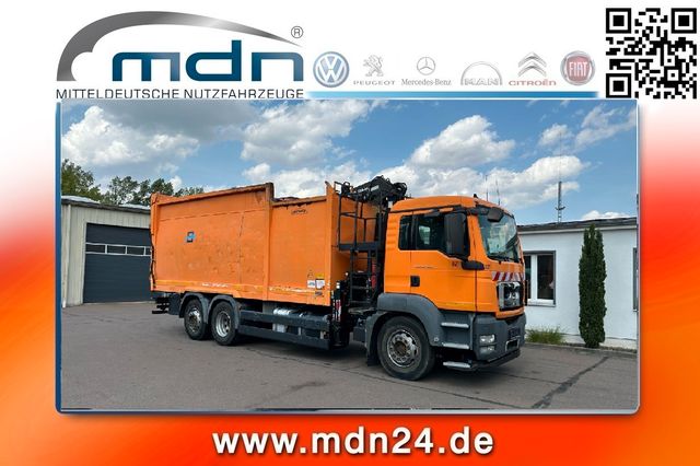 MAN TGS 26.320 Papierpresse Cargo-Boden KRAN FUNK