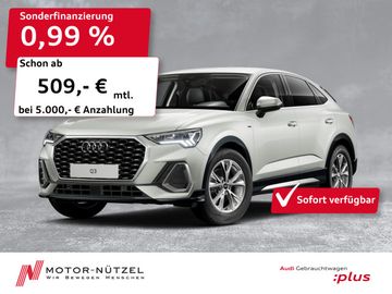 Audi Leasingangebot: Audi Q3 Sportback TFSI 110kW S-TR S-LINE LED+NAVI+AHK