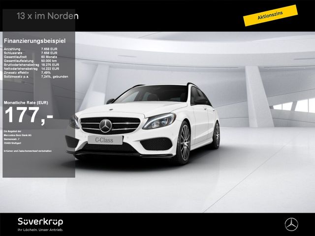 MERCEDES-BENZ C 300 T AMG NIGHT DISTR SPUR PDC SHZ