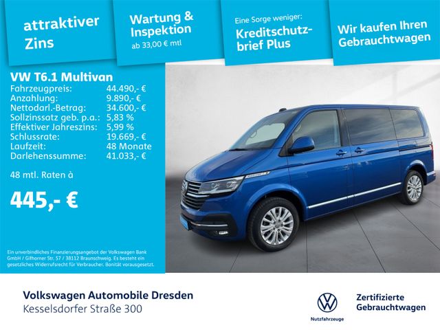 Volkswagen T6.1 Multivan 2.0 TDI DSG AHZV LED Navi GRA