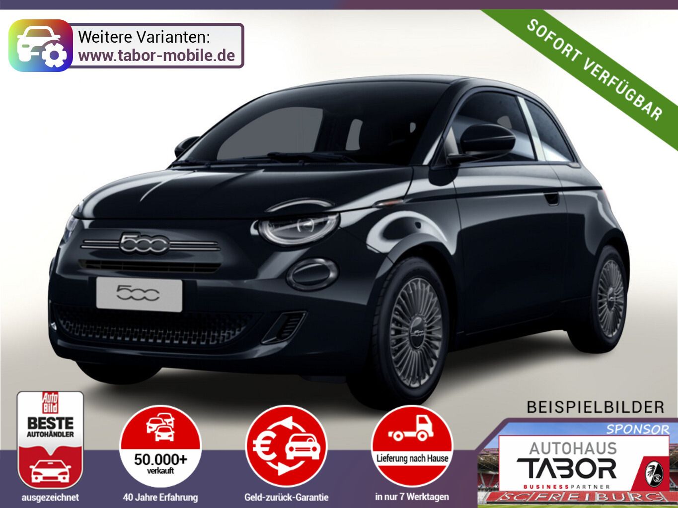 Fiat 500 Hybrid Torino PDC CarP Klimaaut. UVP-19%*