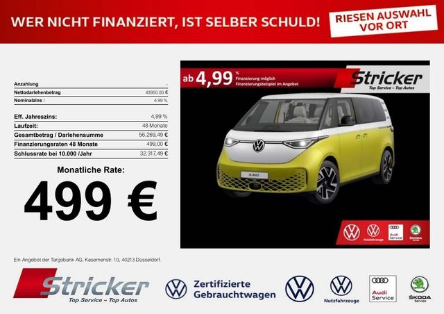 Volkswagen ID. Buzz Pro 150/77 499,-ohne Anzahlung Navi Kam