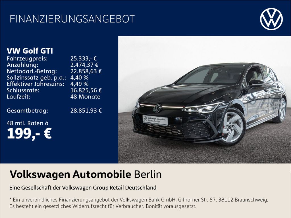 Golf VIII GTI 2.0 TSI LED PDC