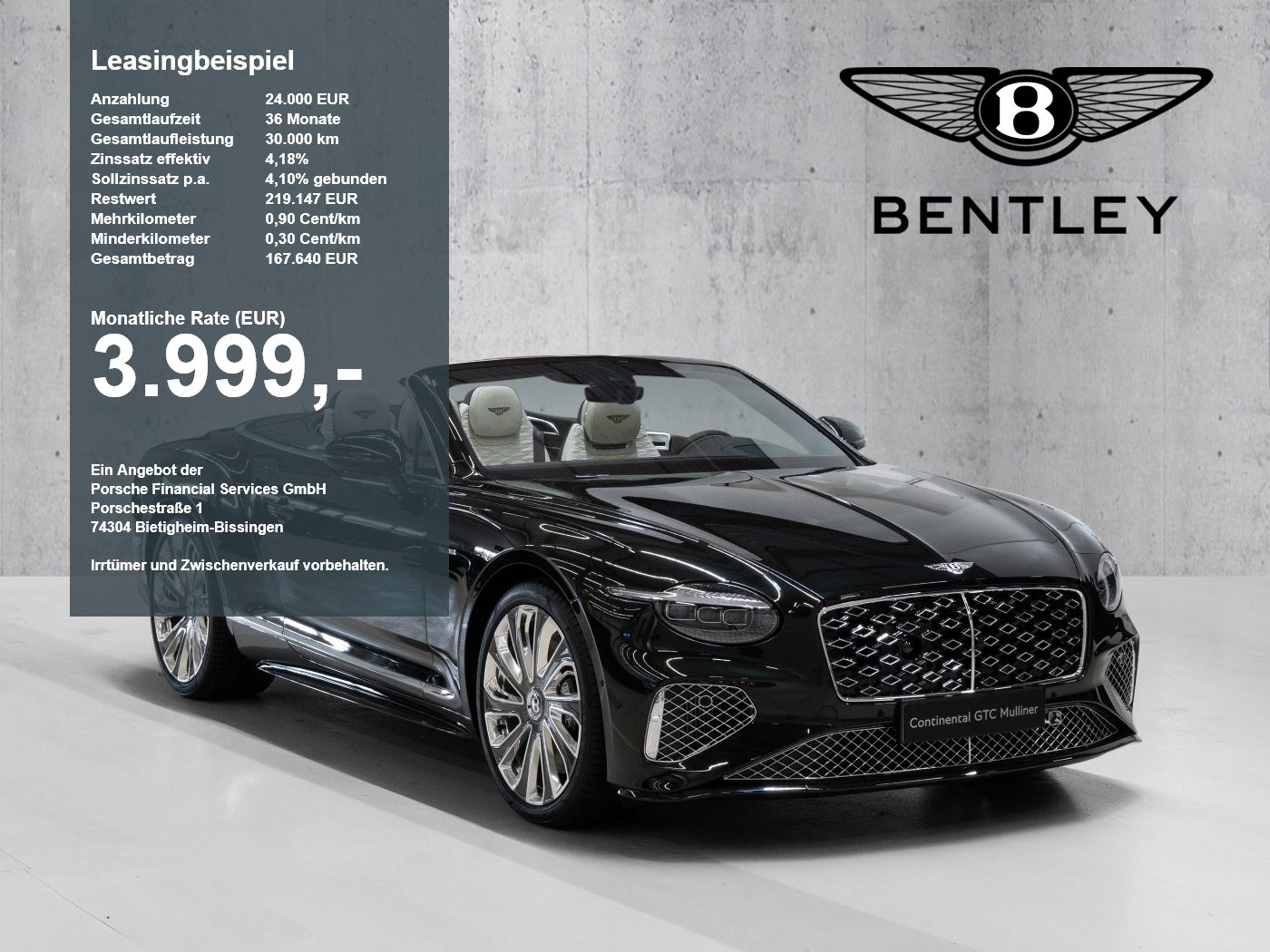 Bentley Continental GTC Mulliner Mulliner Bespoke