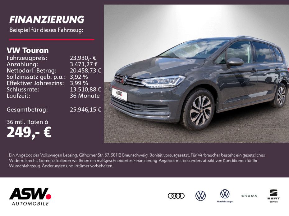 Touran ACTIVE 2.0TDI DSG LED Navi PDC ACC SHZ