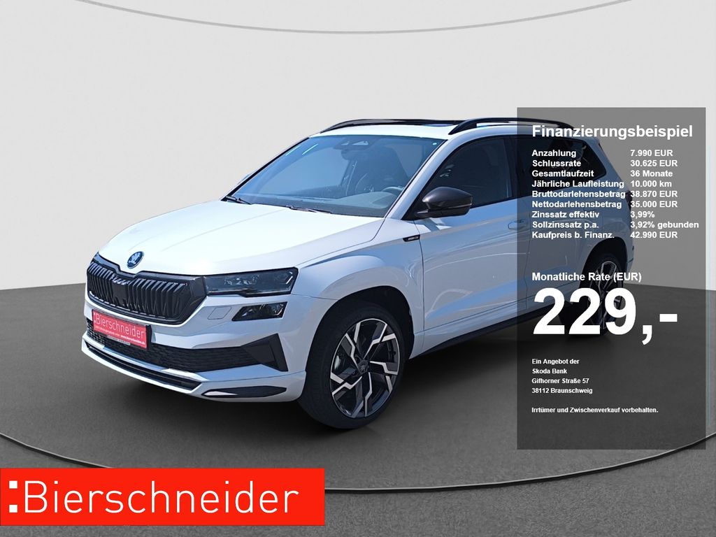 Karoq 1.5 TSI DSG Sportline AHK PANO RFK NAV LED