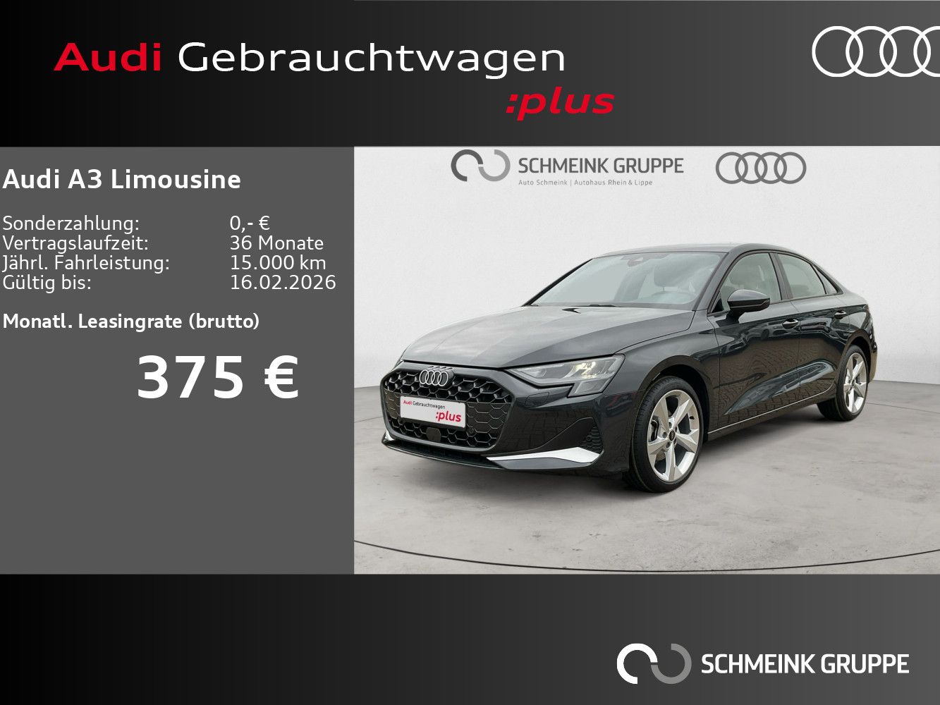 Audi A3 Limousine advanced 35 TFSI ACC AHK Memory