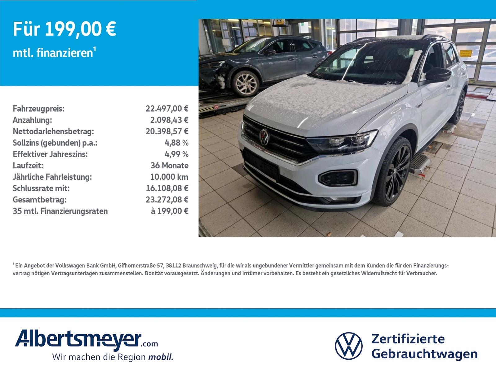 Volkswagen T-Roc 1.5 TSI Sport +DSG+R-LINE+KAMERA+NAVI