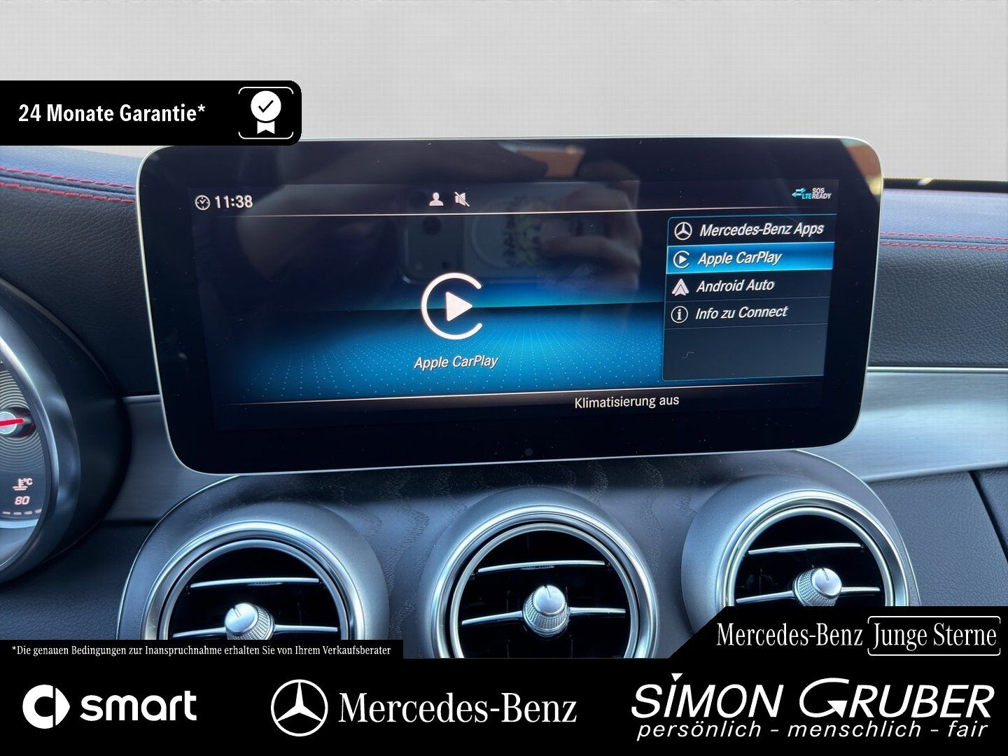 Fahrzeugabbildung Mercedes-Benz C 180 Coupé 2*AMG PLUS Night AHK SHZ LED Kamera