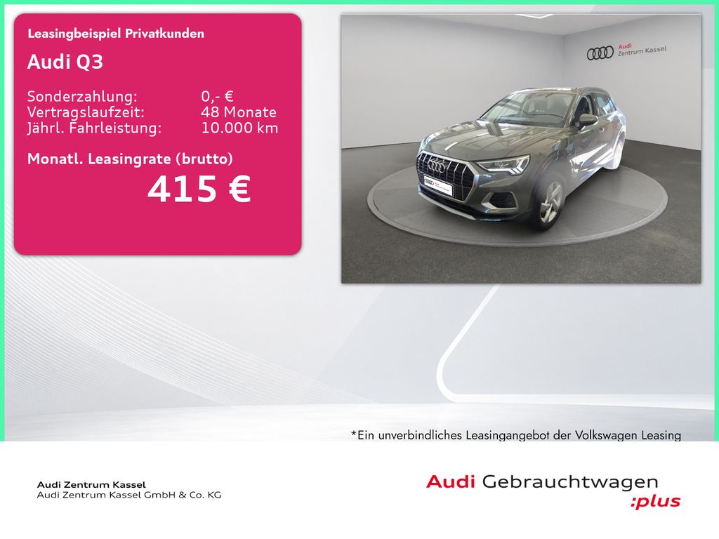 Q3 35 TDI LED Pano AHK Kamera Alcantara Carplay