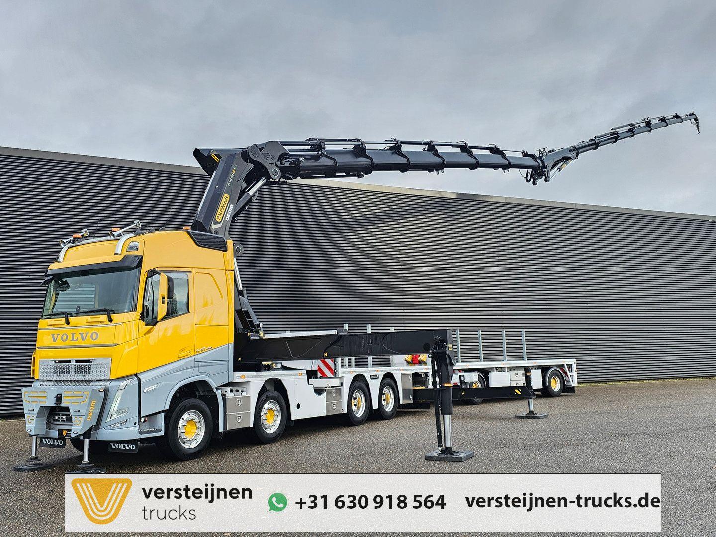 Volvo FH 540 8x4 / PALFINGER 165 TEC 7 + PJ300 / WINCH