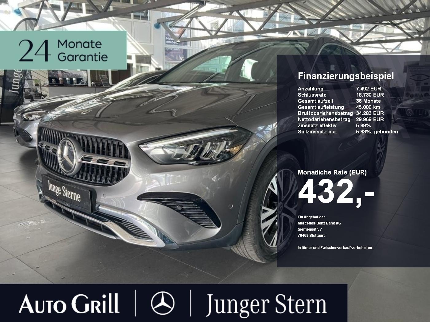 Mercedes-Benz GLA 200 Progressive MBUX DistronicOD RFK 3844km
