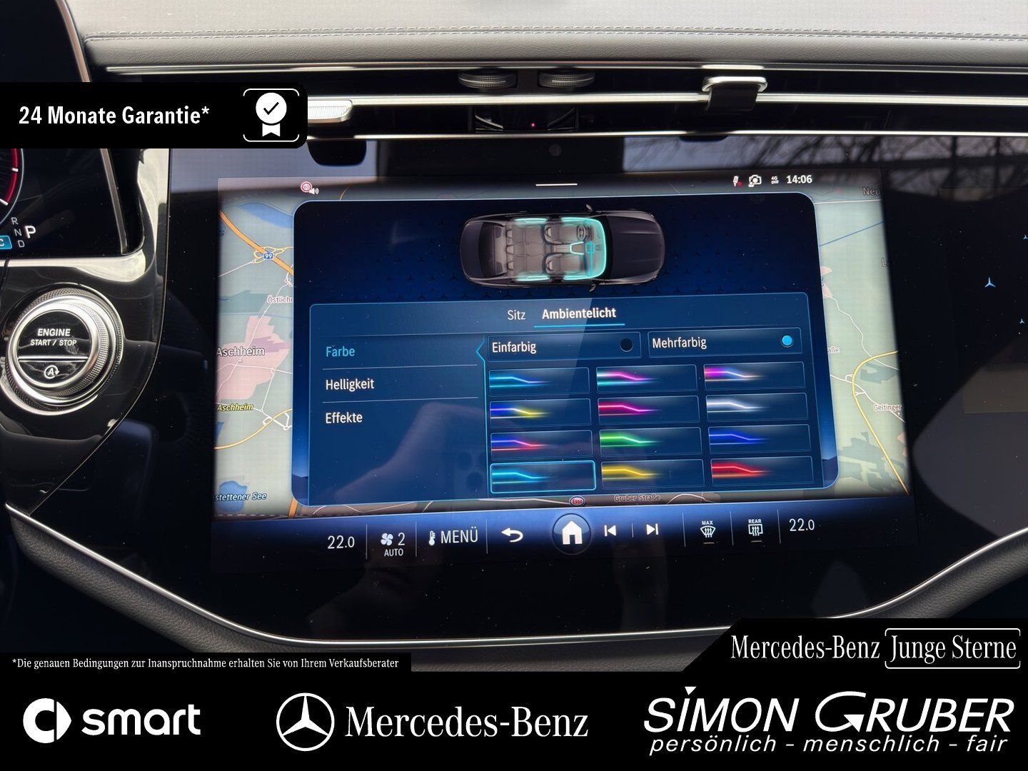 Fahrzeugabbildung Mercedes-Benz E 220 d AMG MBUX Superscreen 360° Burm KeyGo 21"