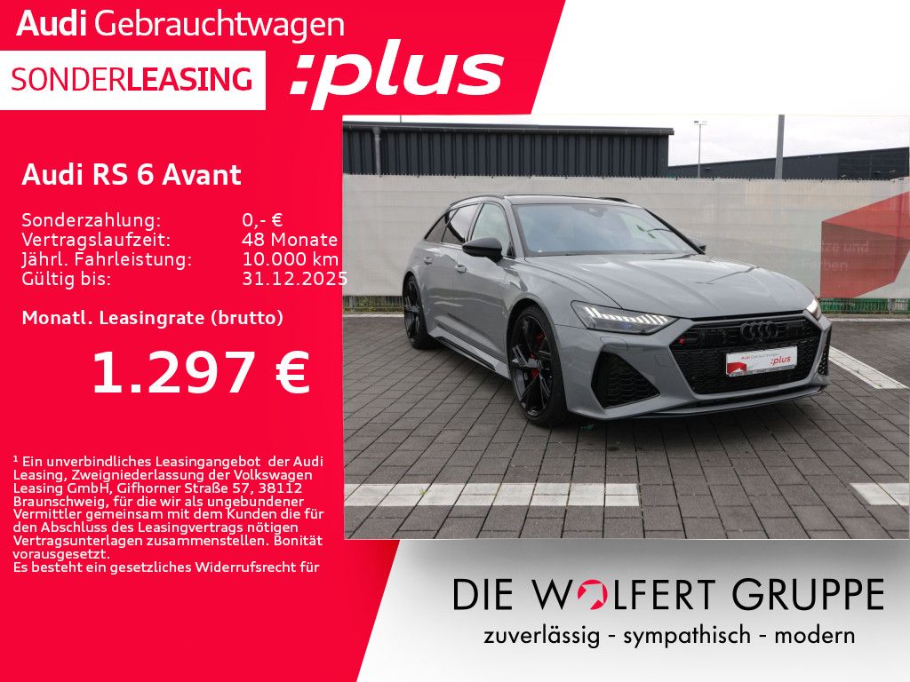 Audi RS 6 Avant RS-SPORTAGA*280KM/H*ACC*360°PANO*STHZ