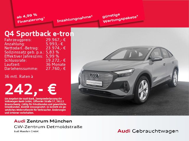 Audi Q4 Sportback 35 e-tron NaviPro/ACC+/Kamera