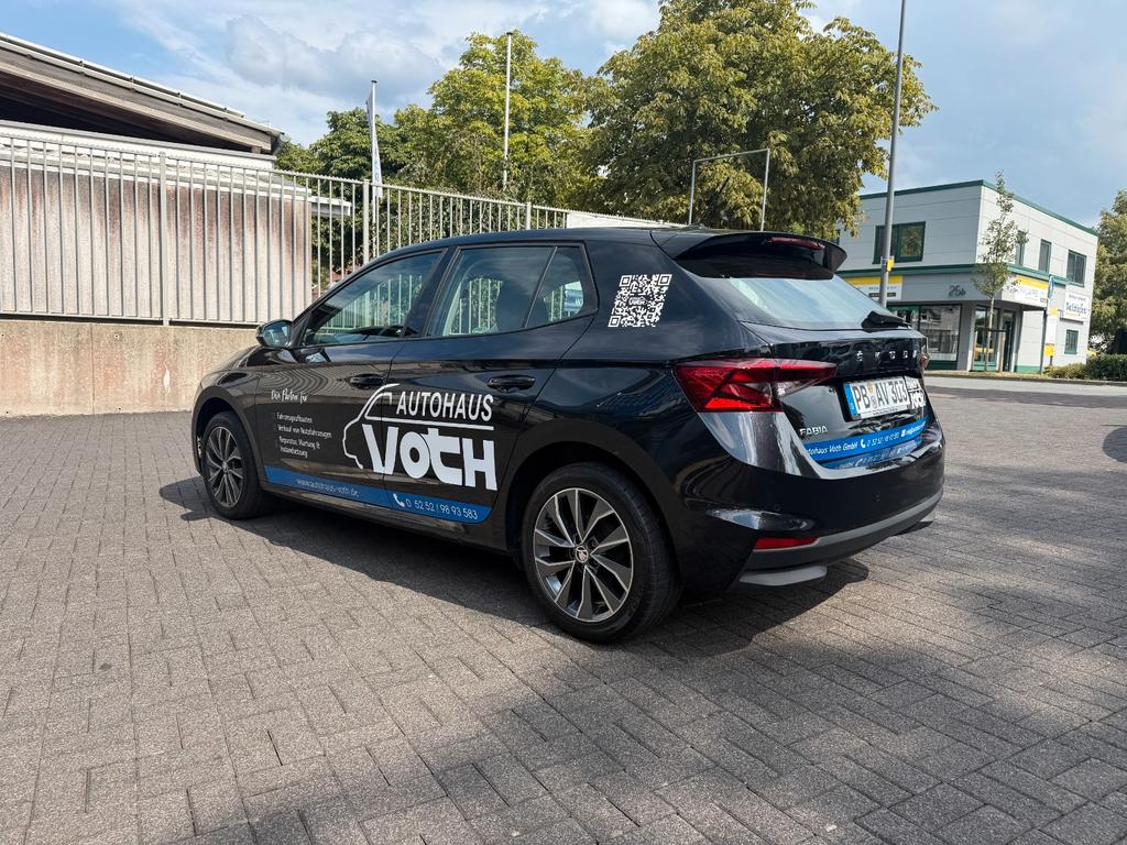 Skoda Fabia 2022 г. Чёрный, пробег 53000 км