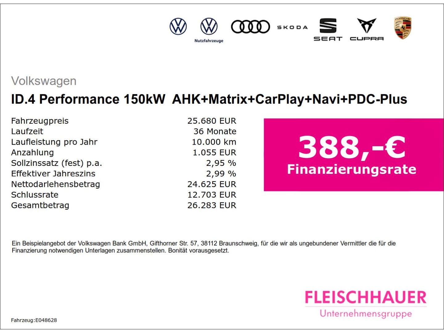 Volkswagen ID.4 Performance 150kW  AHK+Matrix+CarPlay+Navi+ imagem 3