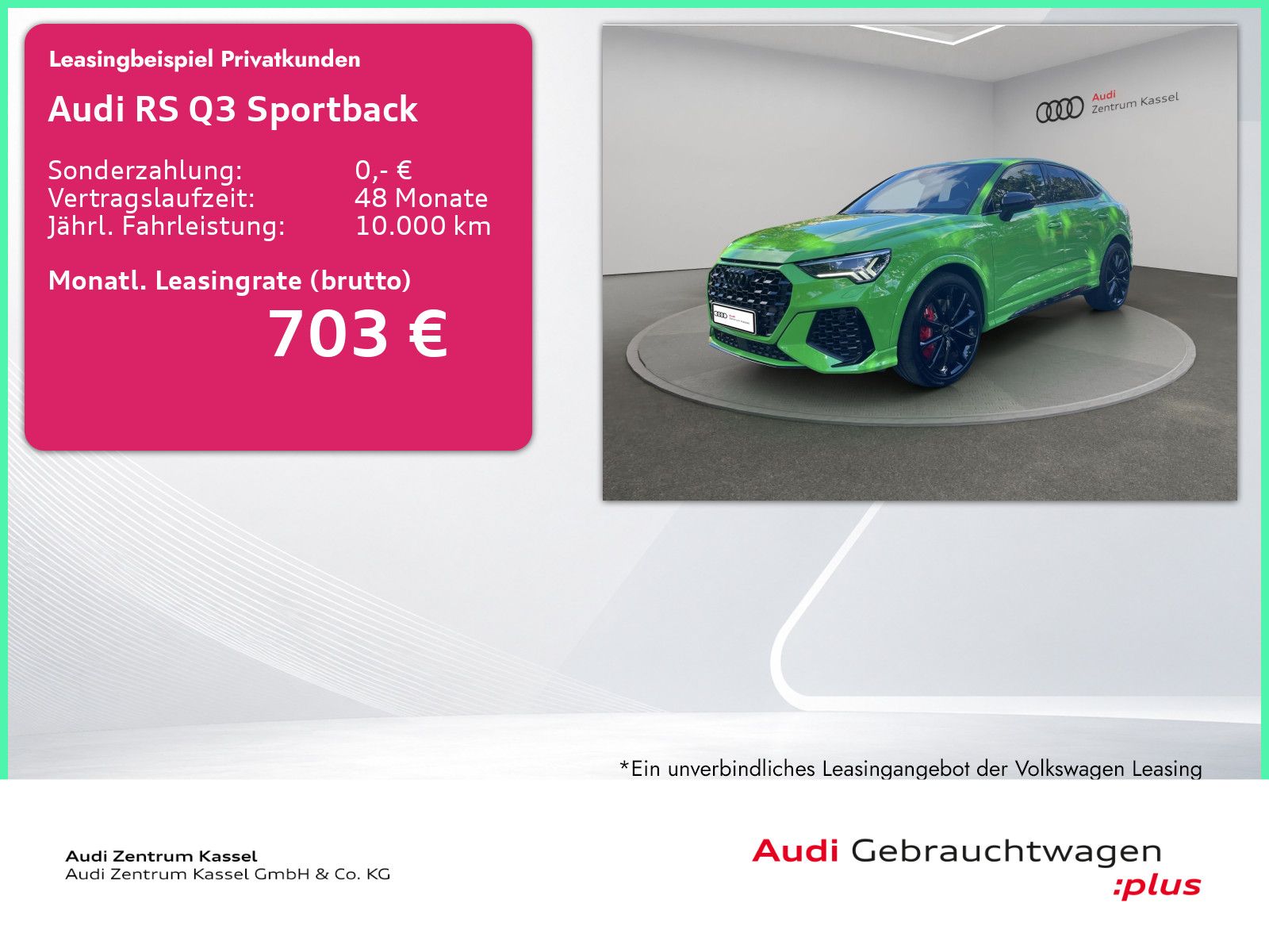 Audi RS Q3 Sportback 2.5 TFSI qu. Matrix SONOS Kamera