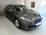 Ford Mondeo Tur. 2.0 Titanium,1.Hand,Navi,LED,ACC,AHK - mit Diesel-Antrieb: Grau, mit Klimaautomatik