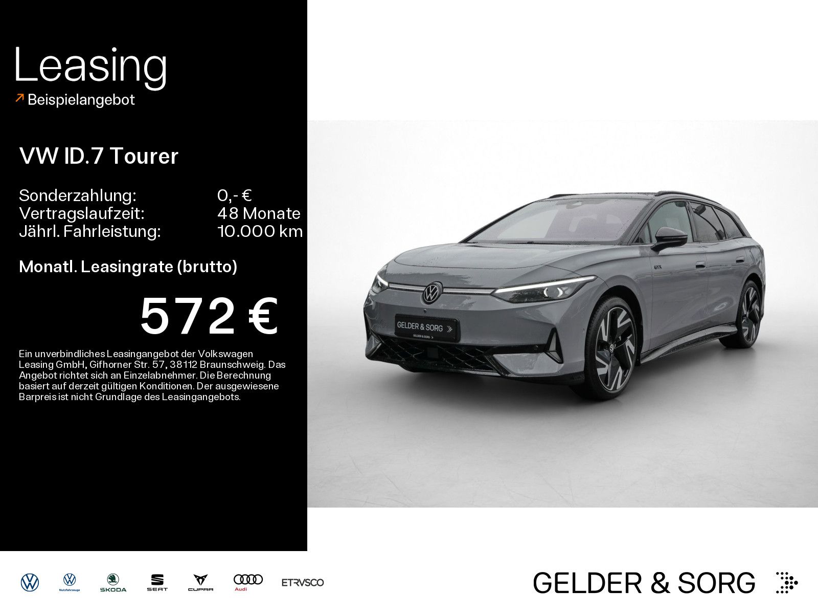 Volkswagen ID.7 Tourer GTX 520km/WLTP*4M*21Z*AHK*H&K*360°
