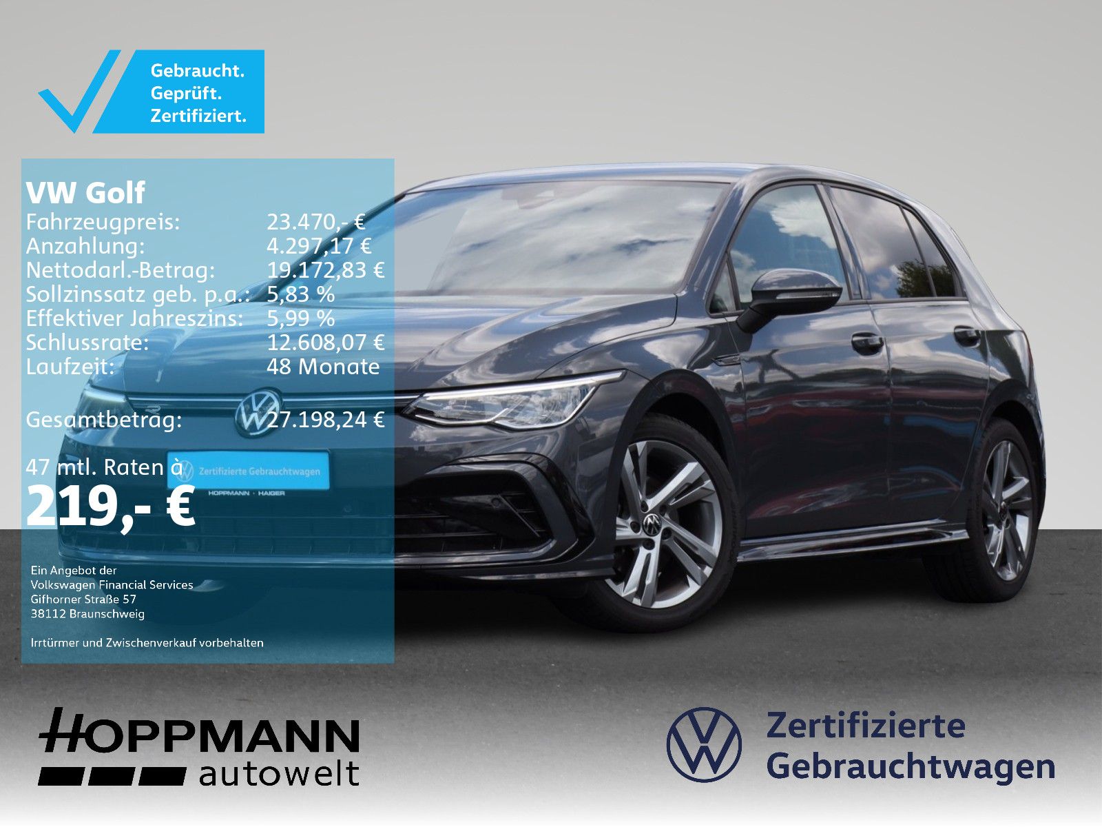 Volkswagen Golf VIII 1.5 TSI R-Line AHK Navi TravelAssist S foto 1