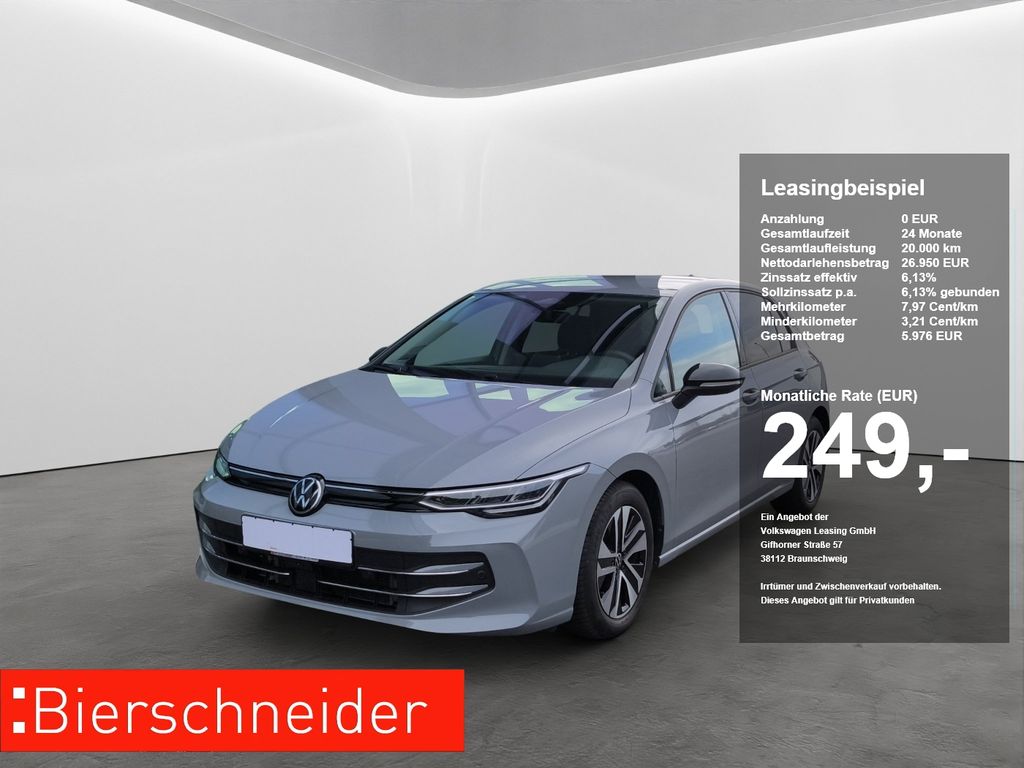 Golf 8 1.5 TSI Energy ab 199.-€ mtl. bei 990.-€