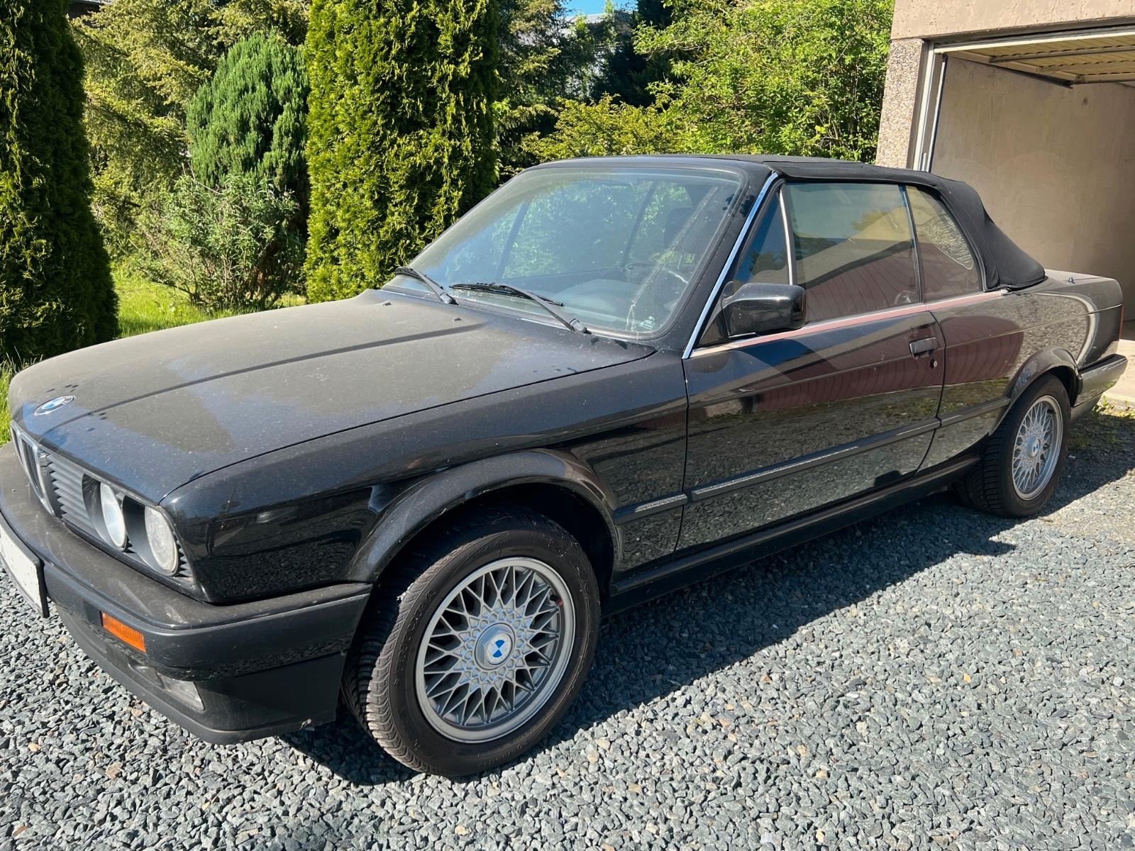 BMW 320 E30 CABRIO LEDER ELEKT. VERDECK OLDTIMER