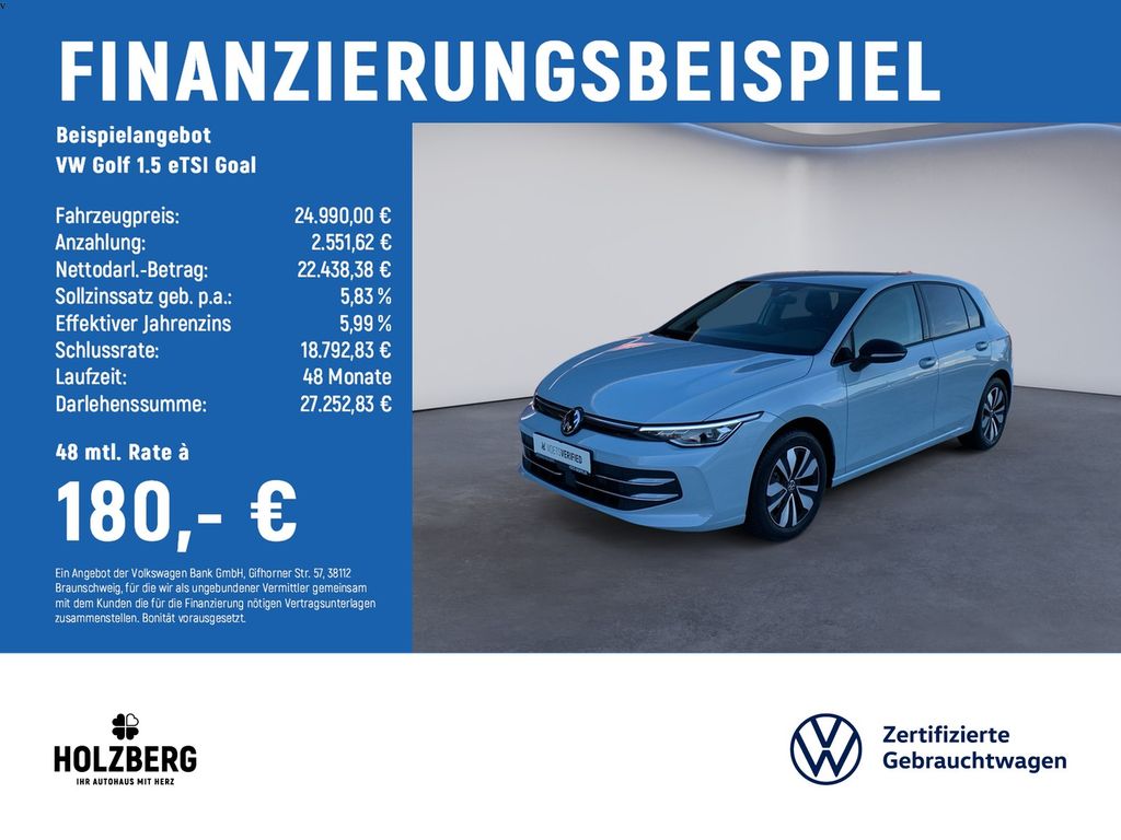 Golf 1.5 eTSI Goal NAVI+RFK+SZH