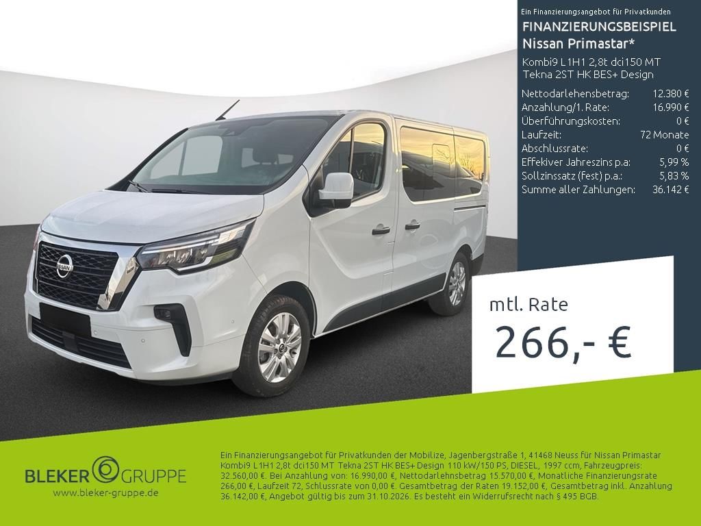 Image of Nissan Primastar
