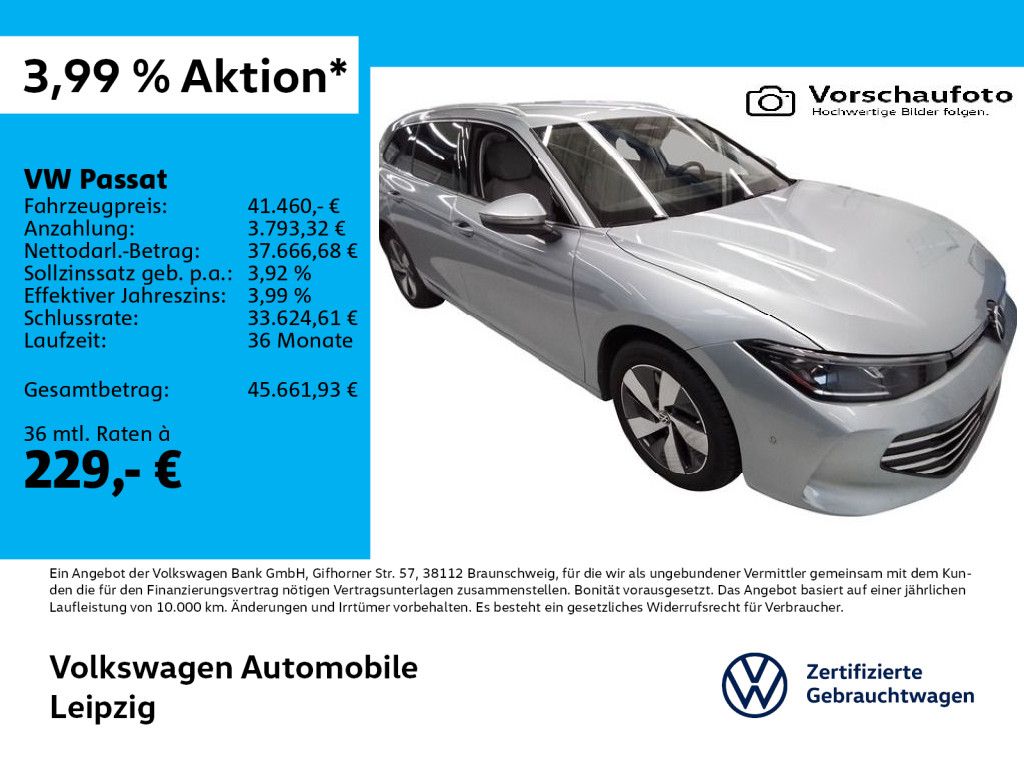 Volkswagen Passat 2.0 TDI Elegance 4M*AHK*Standhzg.*DCC