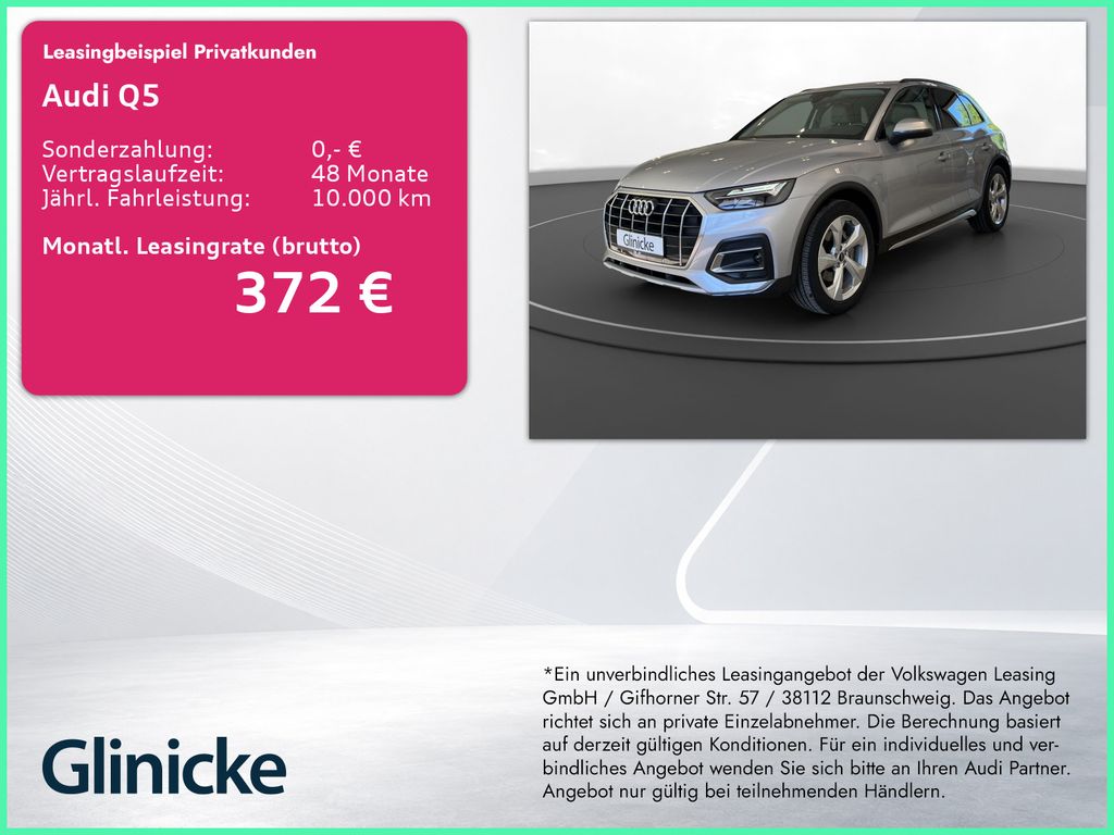 Q5 35 TDI advanced AHK LED LM 20" Navi PDC+RFK