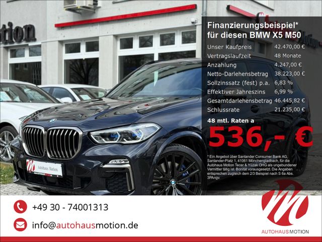 BMW X5 M50 d LASER 22 LM PANO HUD HARMAN SPOPRTPAKET