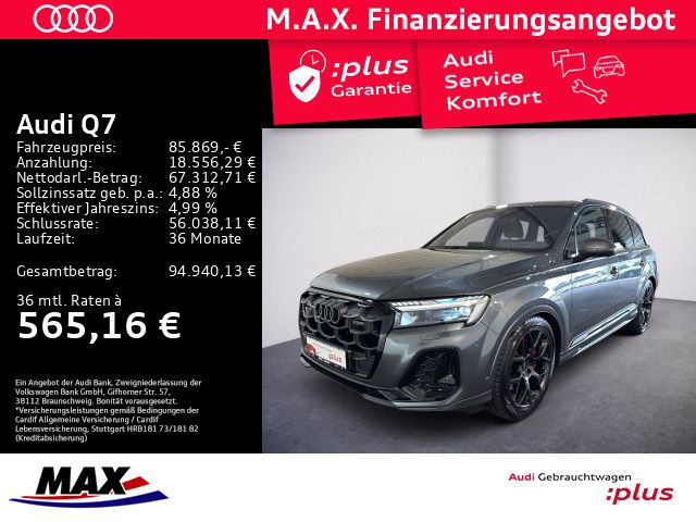 Q7 50 TDI QUAT 7-SITZER S LINE MATRIX+PANO+STAND