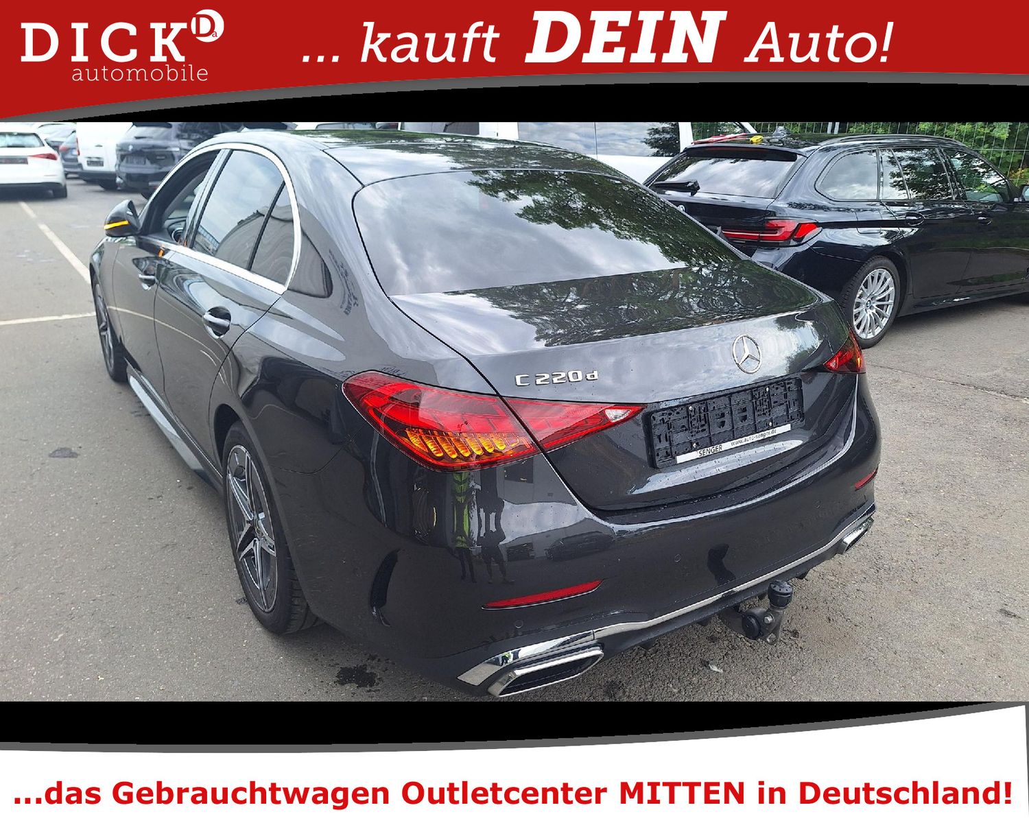 Fahrzeugabbildung Mercedes-Benz C 220d 9G AMG Line LED/NAVI/VIRTU/SHZ/HIFI/RFK