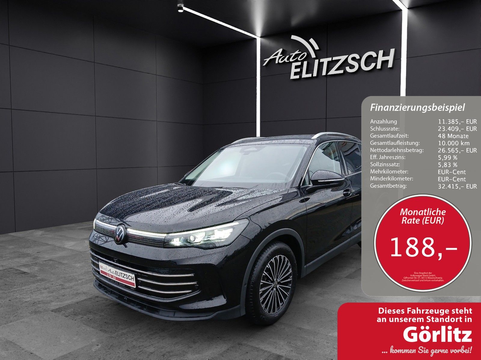 Fahrzeugabbildung Volkswagen Tiguan eTSI Elegance Matrix AHK Navi AID ACC RFK