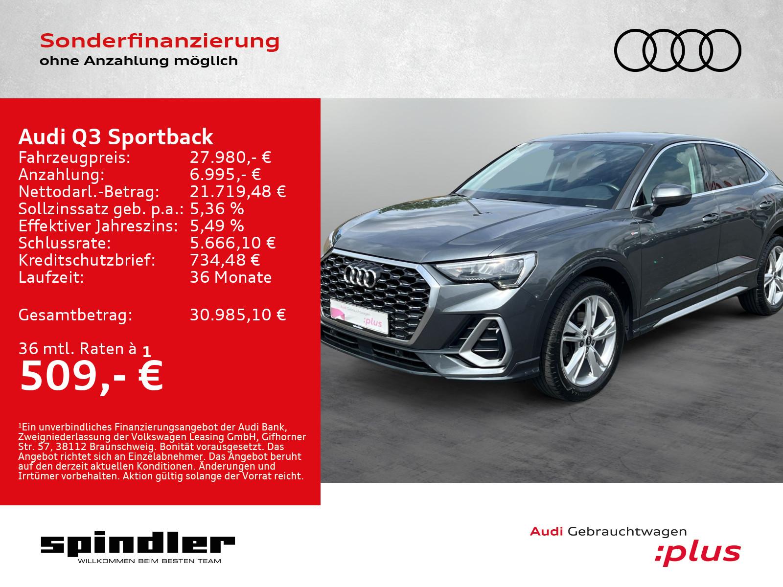 Audi Q3 Sportback S-Line 35 TFSI S-tronic / CarPlay