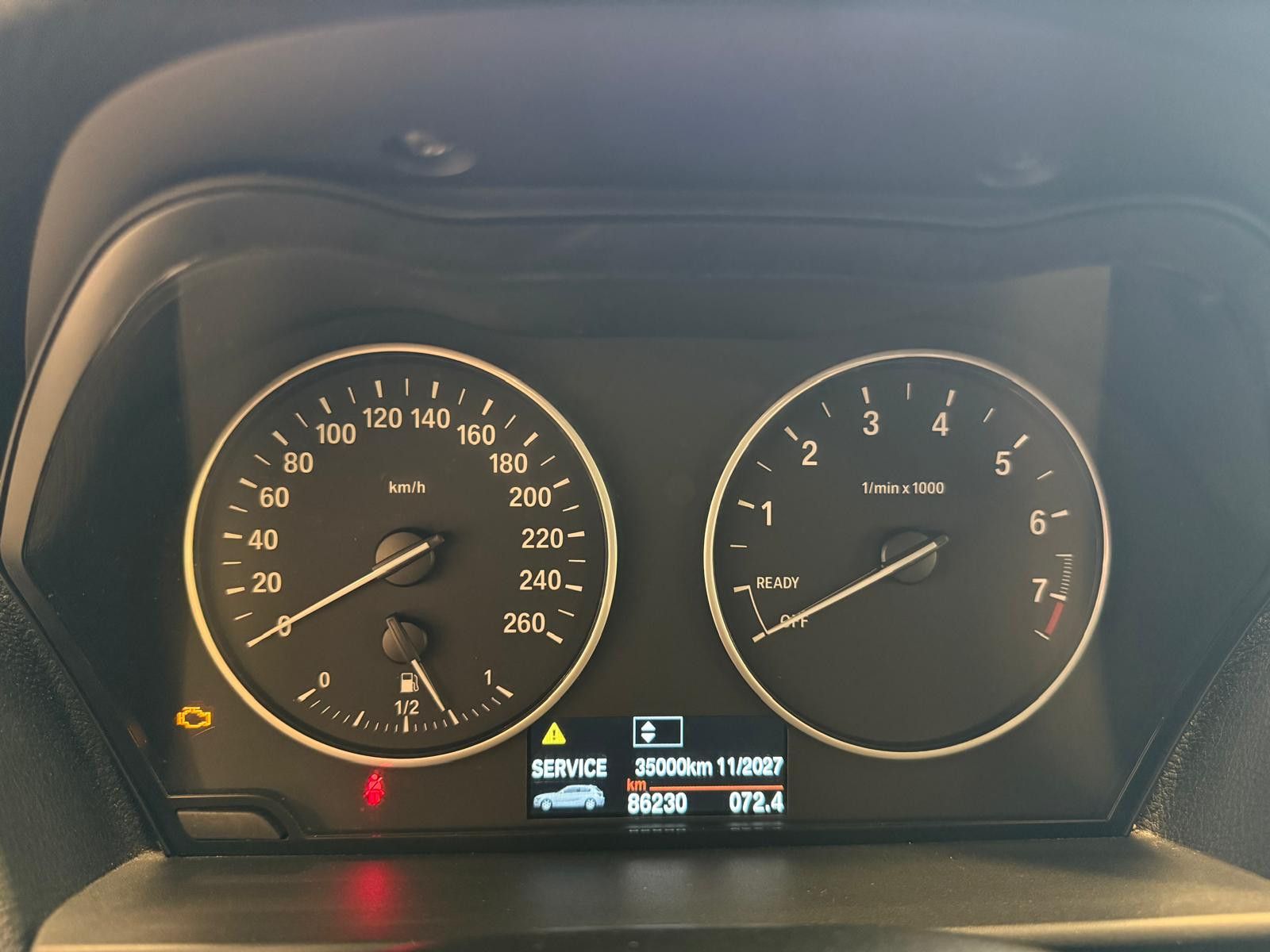 Fahrzeugabbildung BMW 116 i Limousine 3-trg. / SCHECKHEFT/ NUR 86.TKM