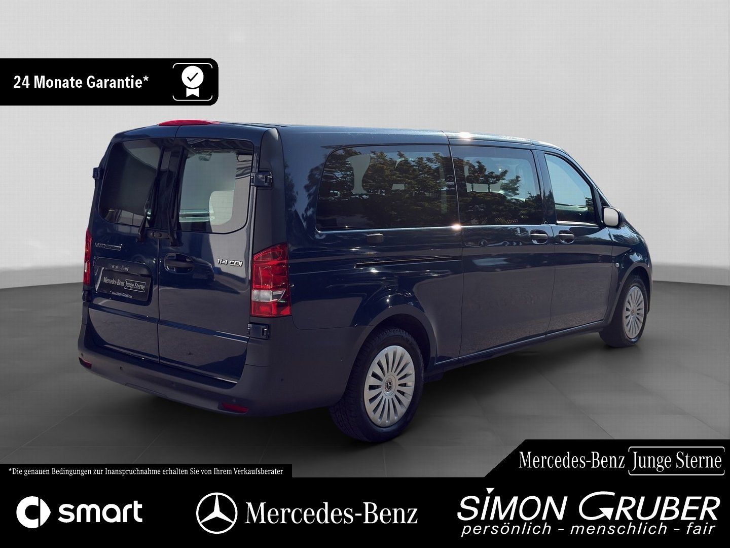 Fahrzeugabbildung Mercedes-Benz Vito 114 Tourer extralang Navi Kamera 8 Sitzer