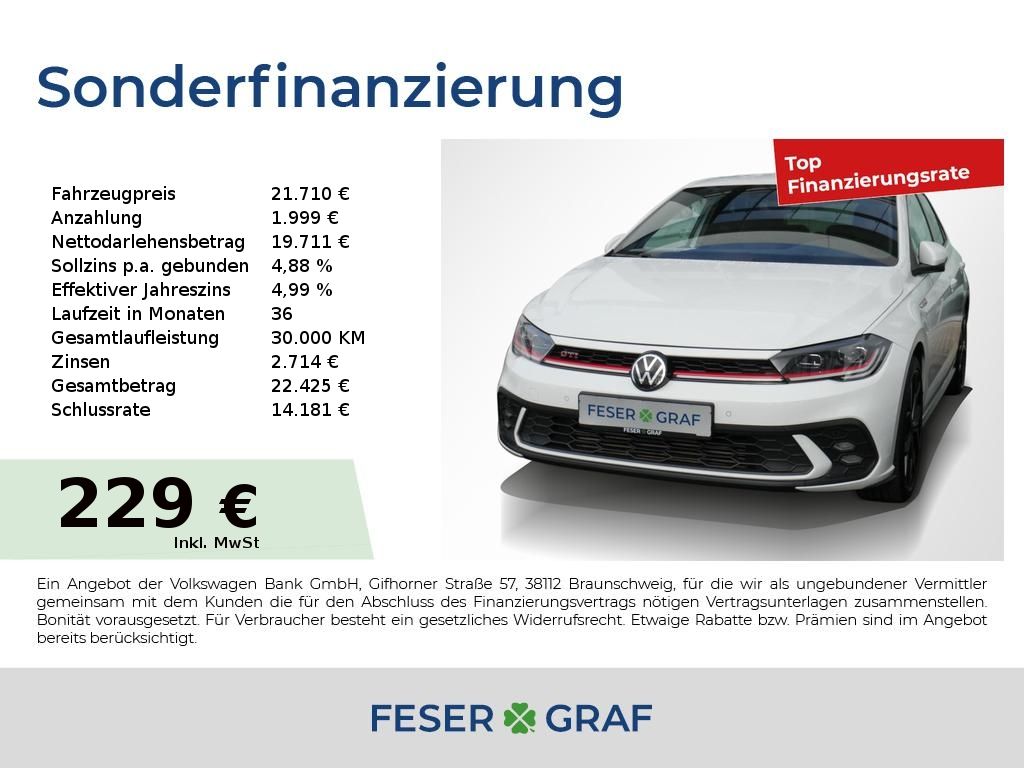 Volkswagen Polo GTI 2.0TSI 152kW DSG Kamera ACC Matrix Navi
