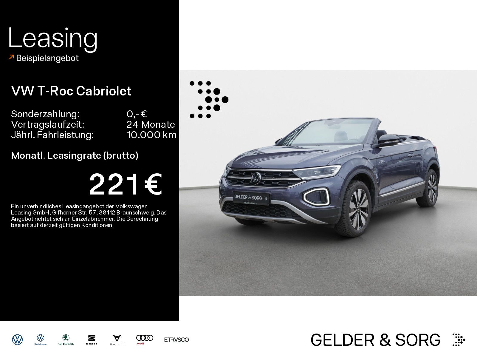 Volkswagen T-Roc Cabriolet 1.0 TSI Goal*RFK*LED*ACC*Digital