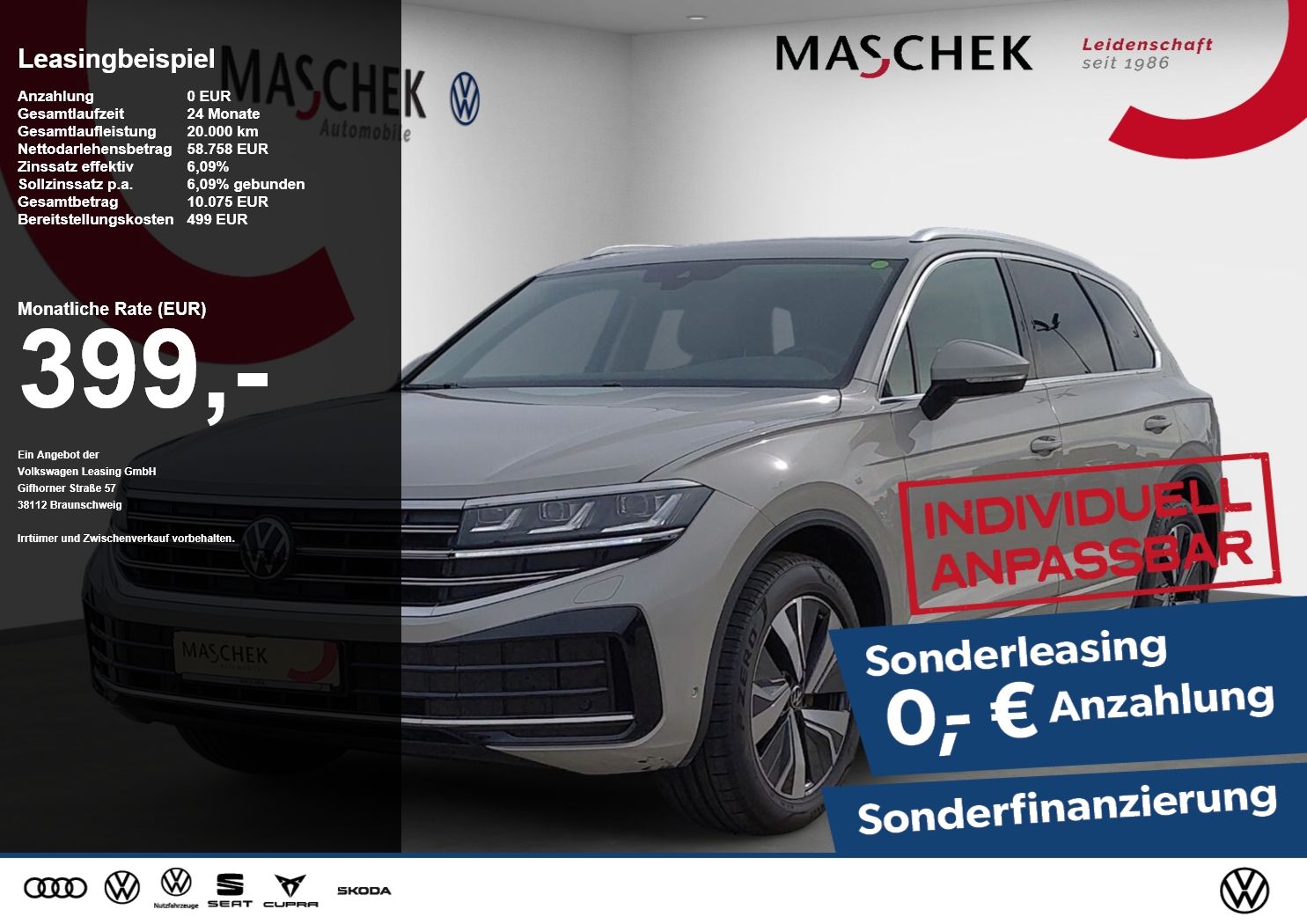Volkswagen Touareg Elegance 3.0 TDI Pano AHK foto 1