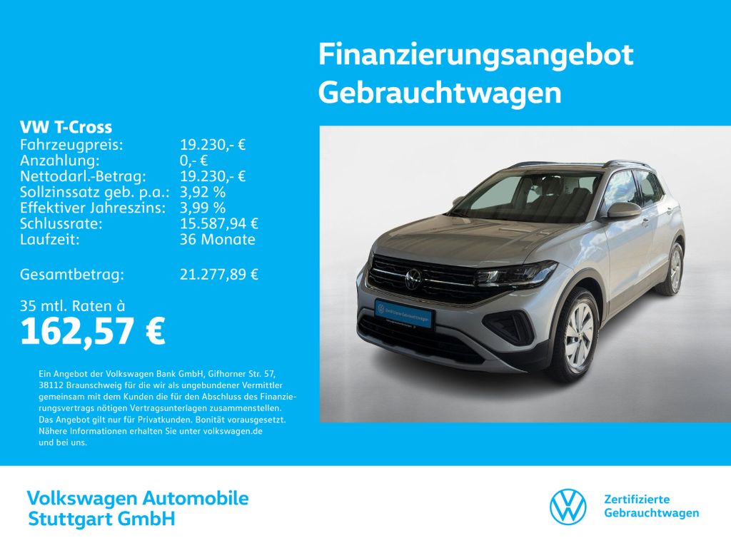 T-Cross Life 1.0 TSI Navi Kamera ACC LED SHZ