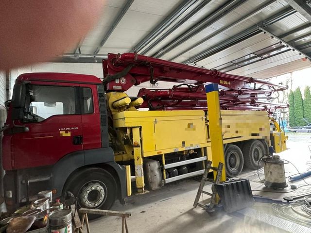 MAN TGA 26.440  FG  6x4  BB mit putzmeister pompe 36