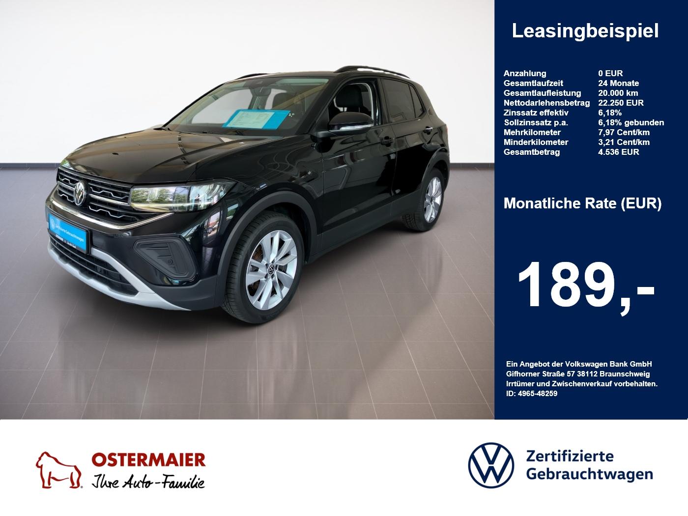 Volkswagen T-Cross LIFE 1.0TSI 95PS NAVIPRO.KAMERA.LED.SHZG