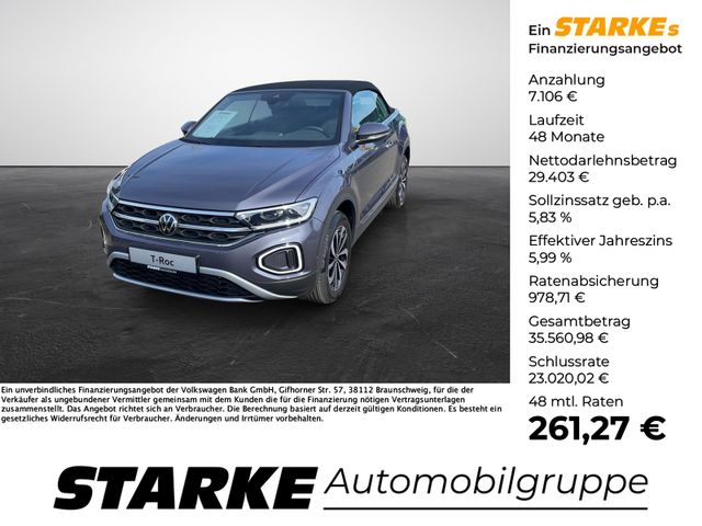 Volkswagen T-Roc Cabriolet 1.5 DSG Style  AHK Navi LED Kame