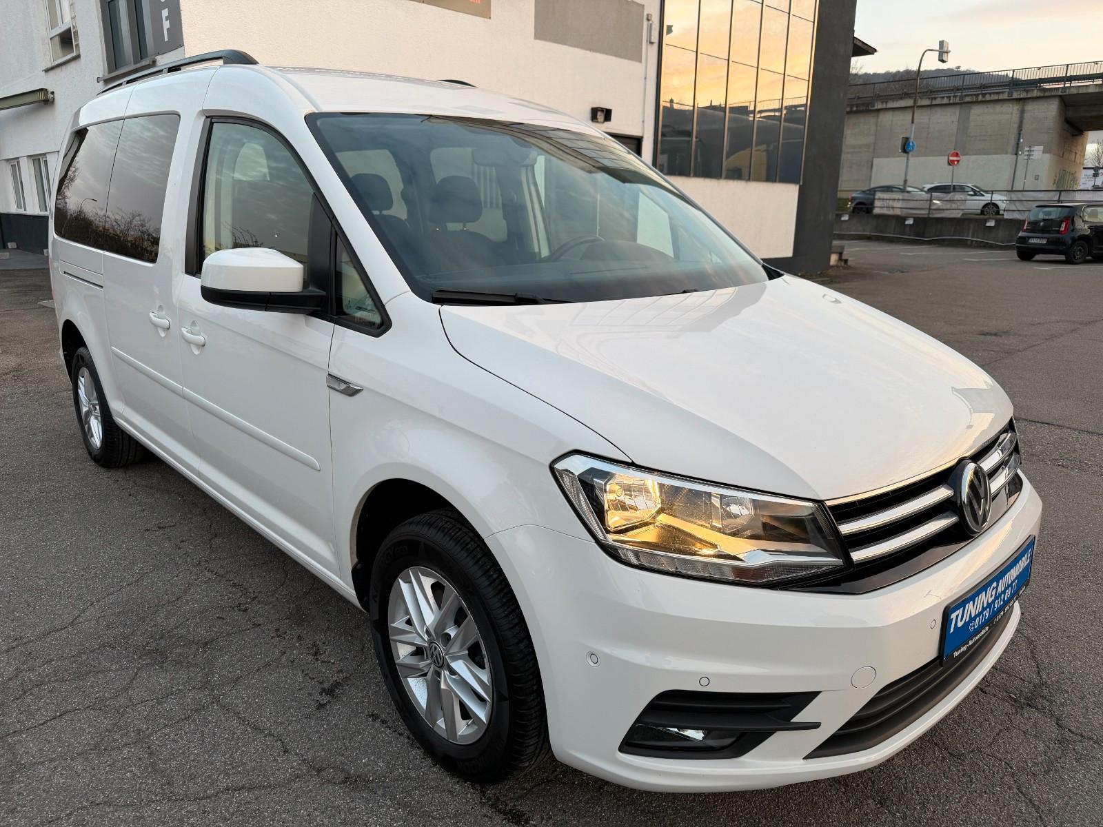 Volkswagen Caddy Maxi-7 SITZE-KLIMA-NAVI-EURO 6-TÜV NEU
