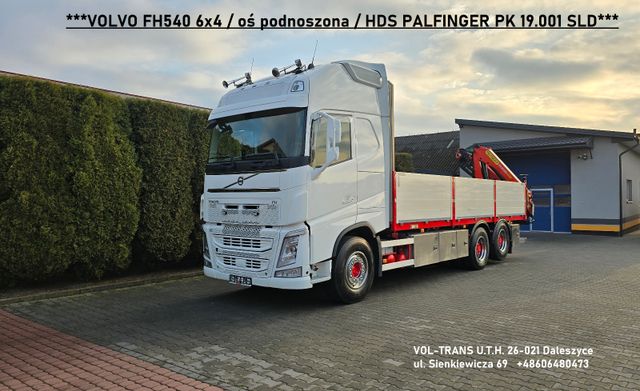 Volvo FH540 6x4 CRANE PALFINGER PK 19001